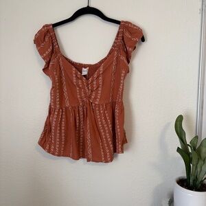 Rust Bohemian Women's Top